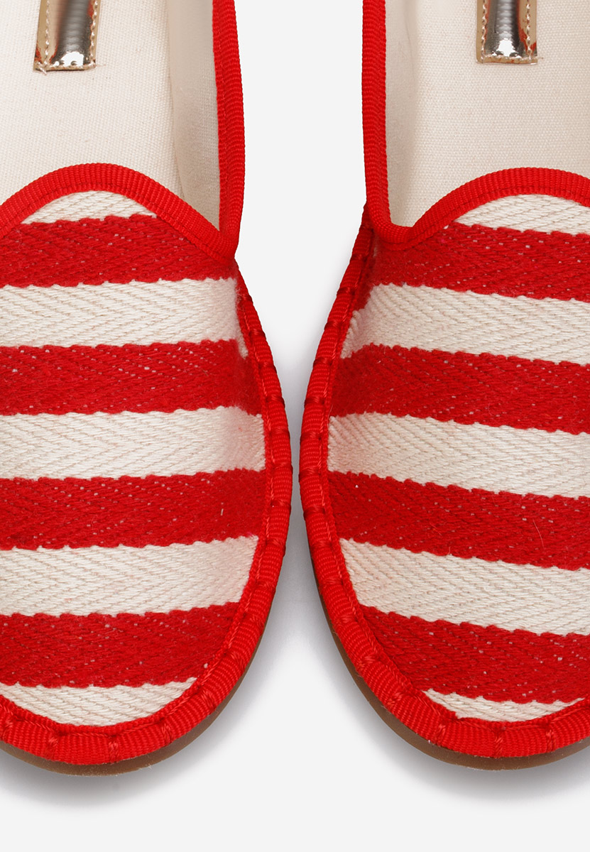 Červené dámske espadrilky Dorika