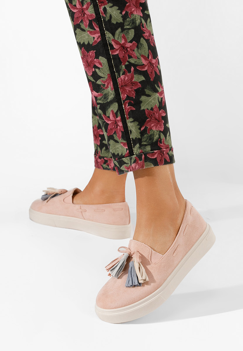 Ružové dámske espadrilky Graziela