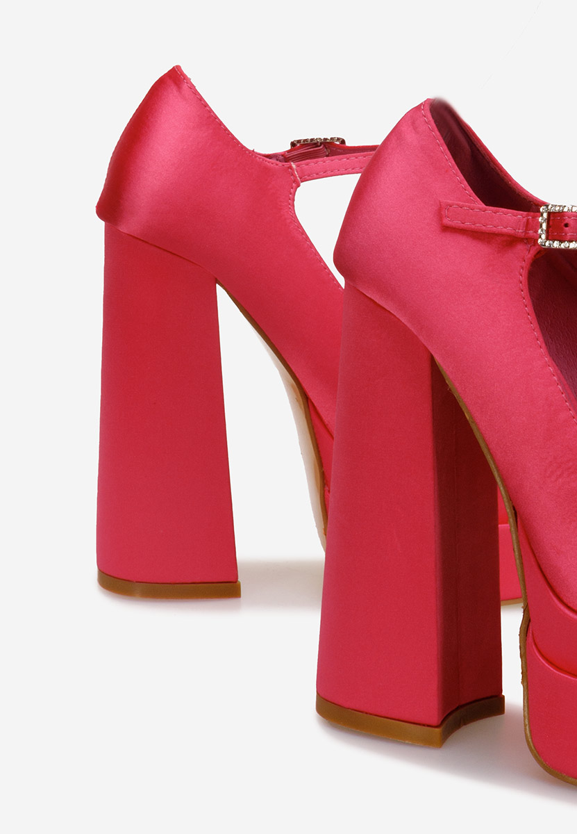 Fuchsiové lodičky na platforme Bia