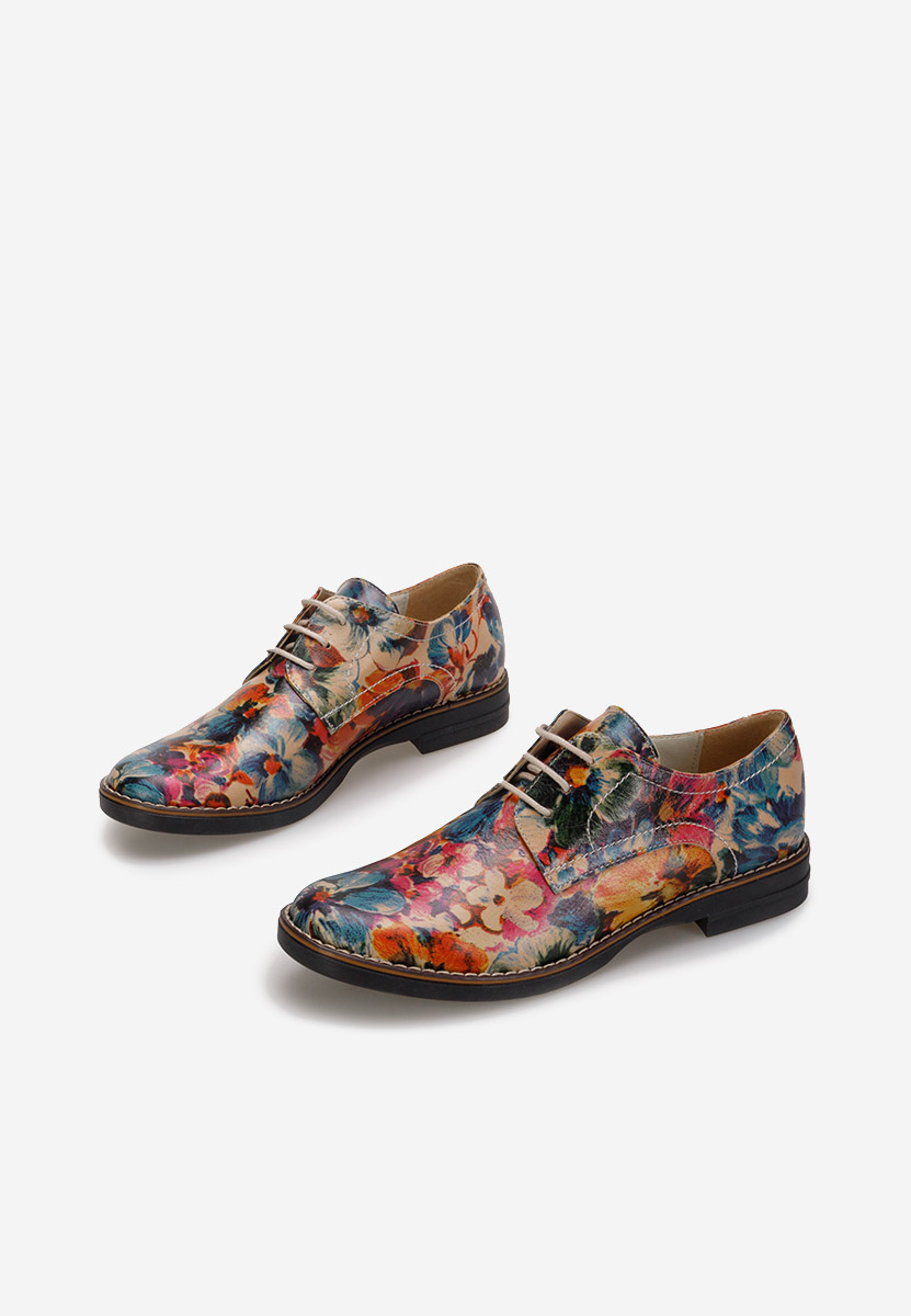 Farebné kožené derby dámske Otivera V6