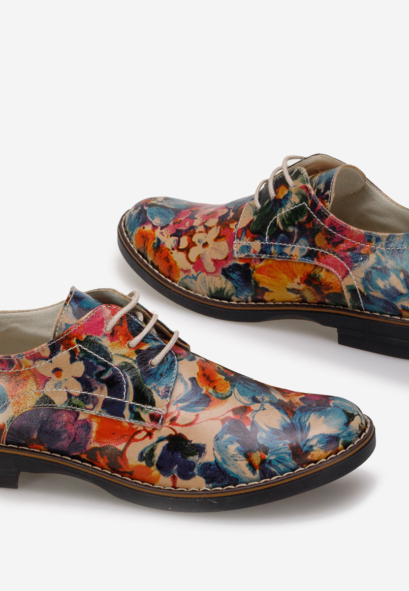 Farebné kožené derby dámske Otivera V6