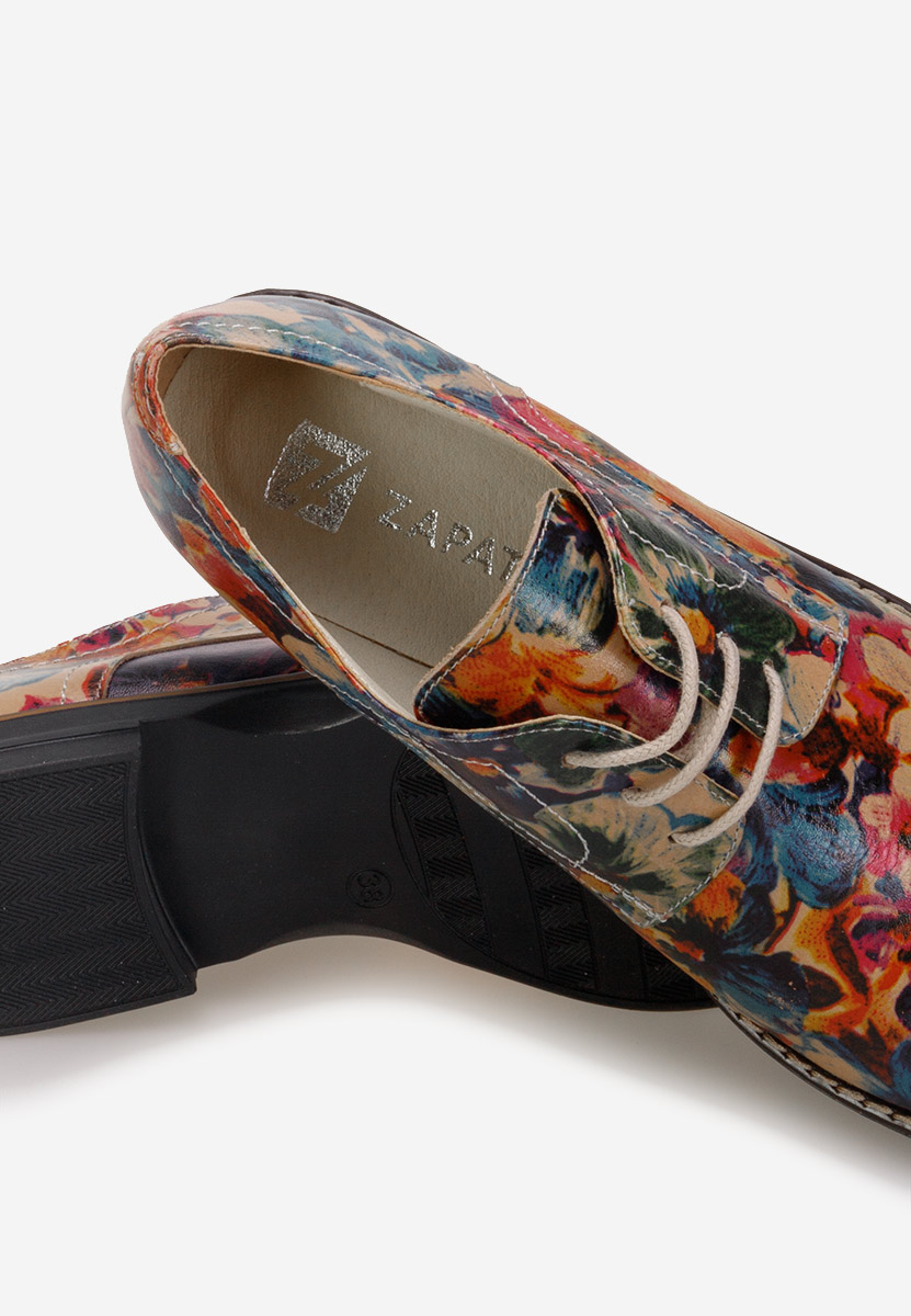 Farebné kožené derby dámske Otivera V6