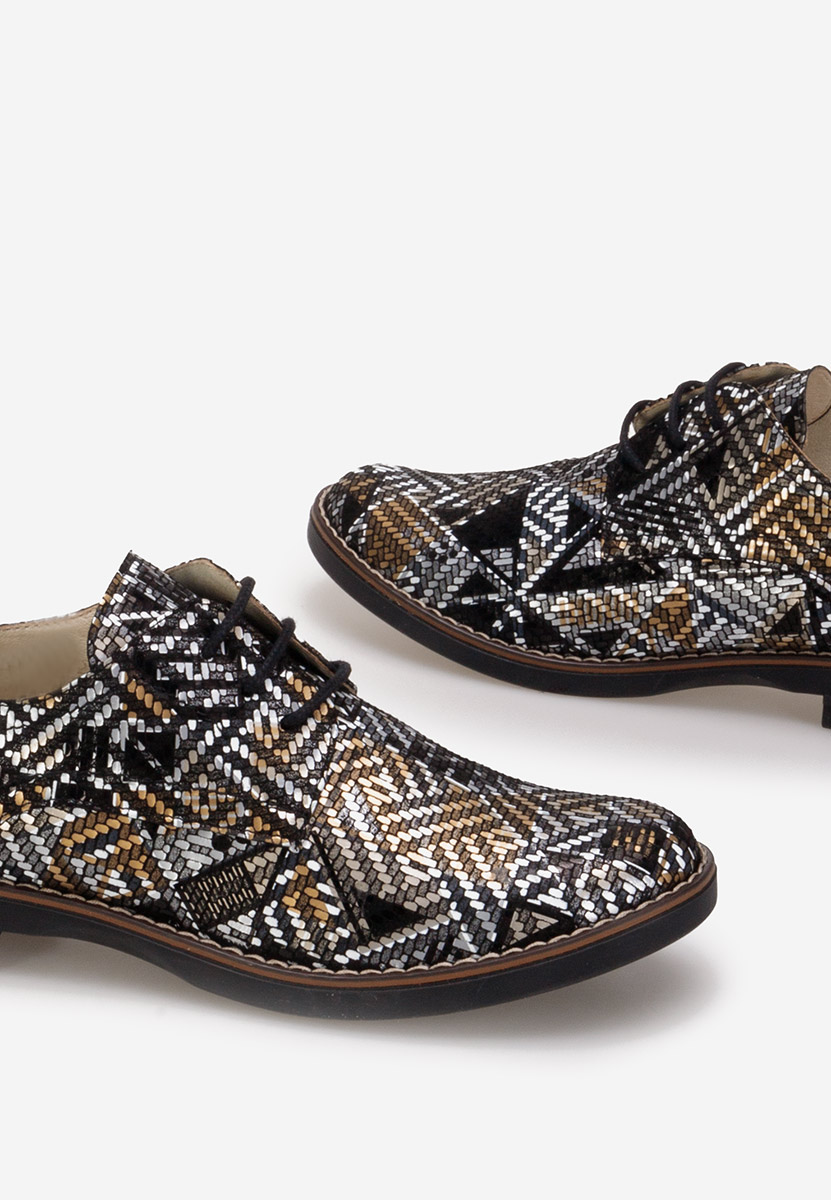 Farebné kožené derby dámske Otivera V5