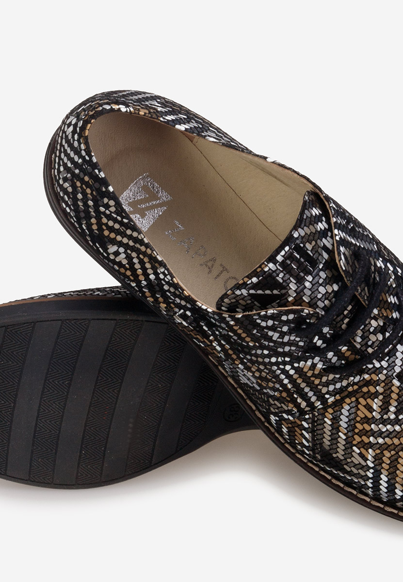 Farebné kožené derby dámske Otivera V5