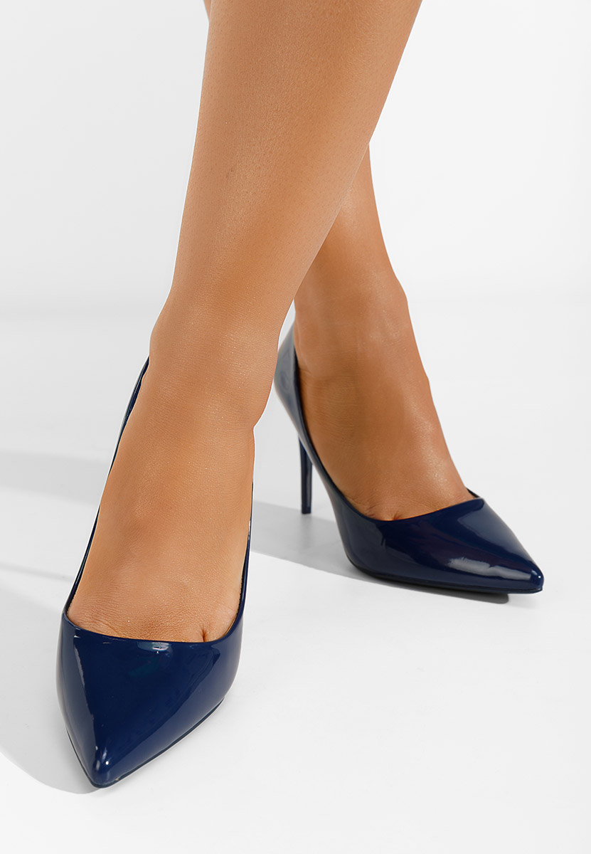 Tmavomdoré lakované lodičky Melany