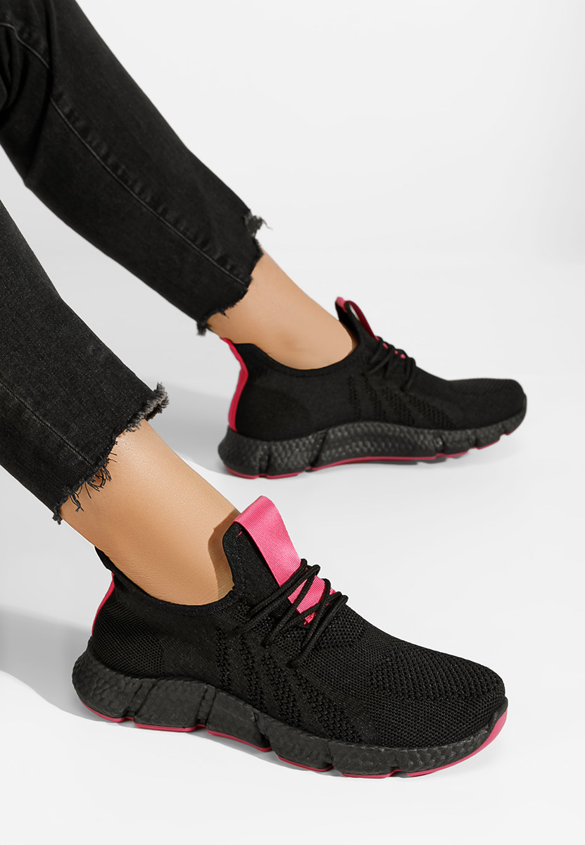 Čierne bežecké tenisky dámske Saleda