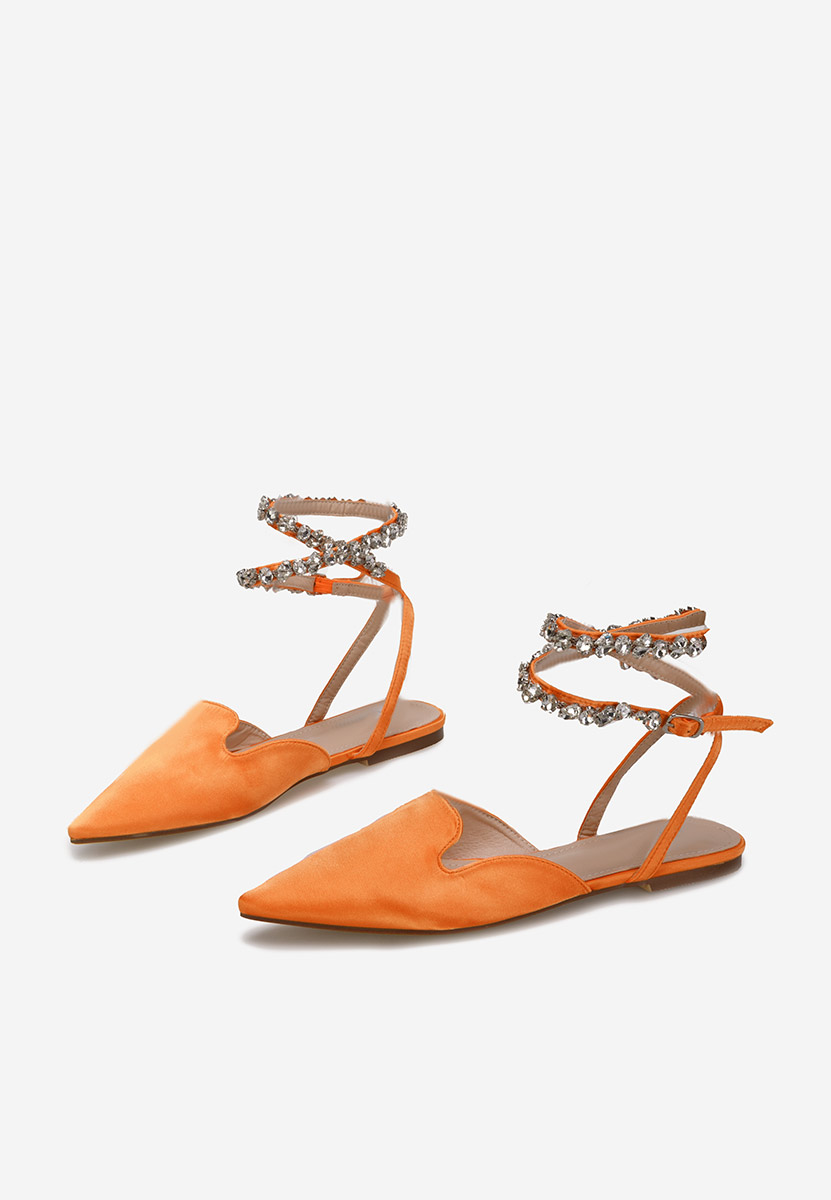 Oranžová elegantne balerinky Radiza V2