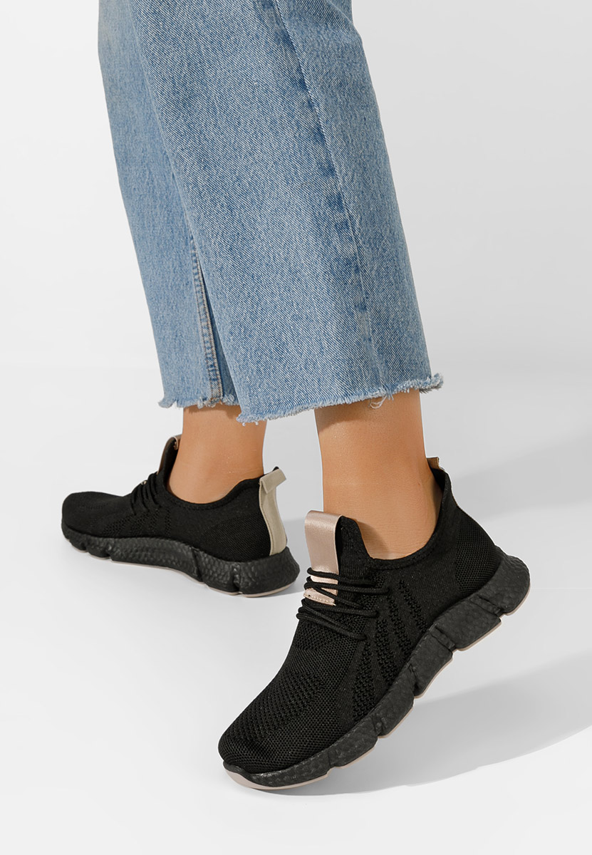 Čierne bežecké tenisky dámske Saleda V4