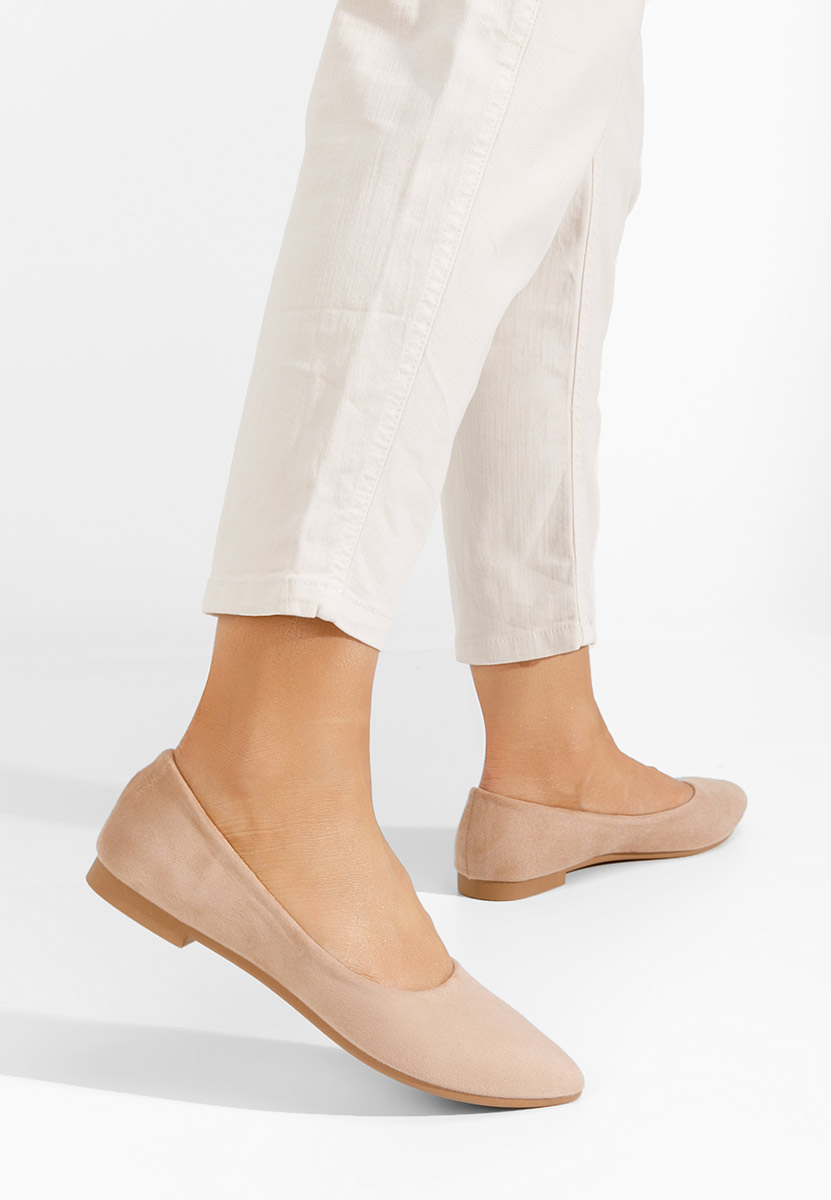 Khaki balerínky Genevieve V2