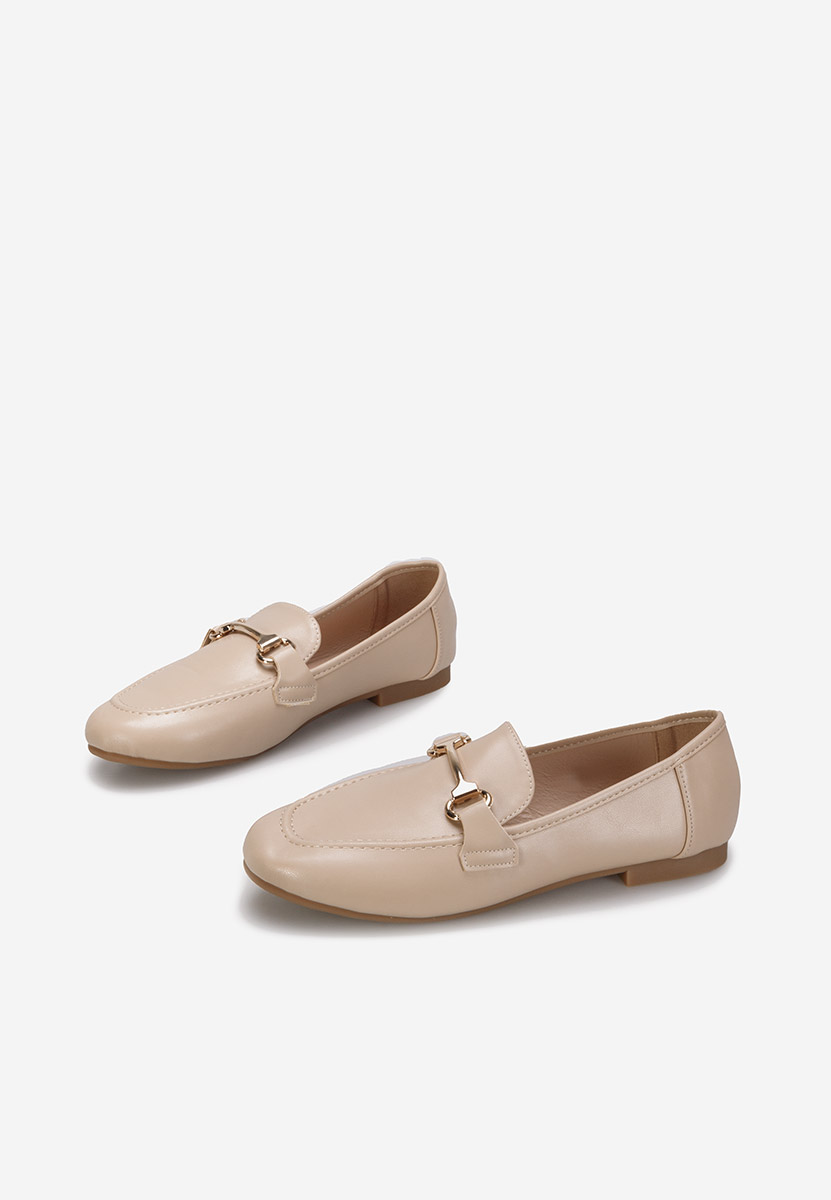 Béžové mokasíny dámske Casica