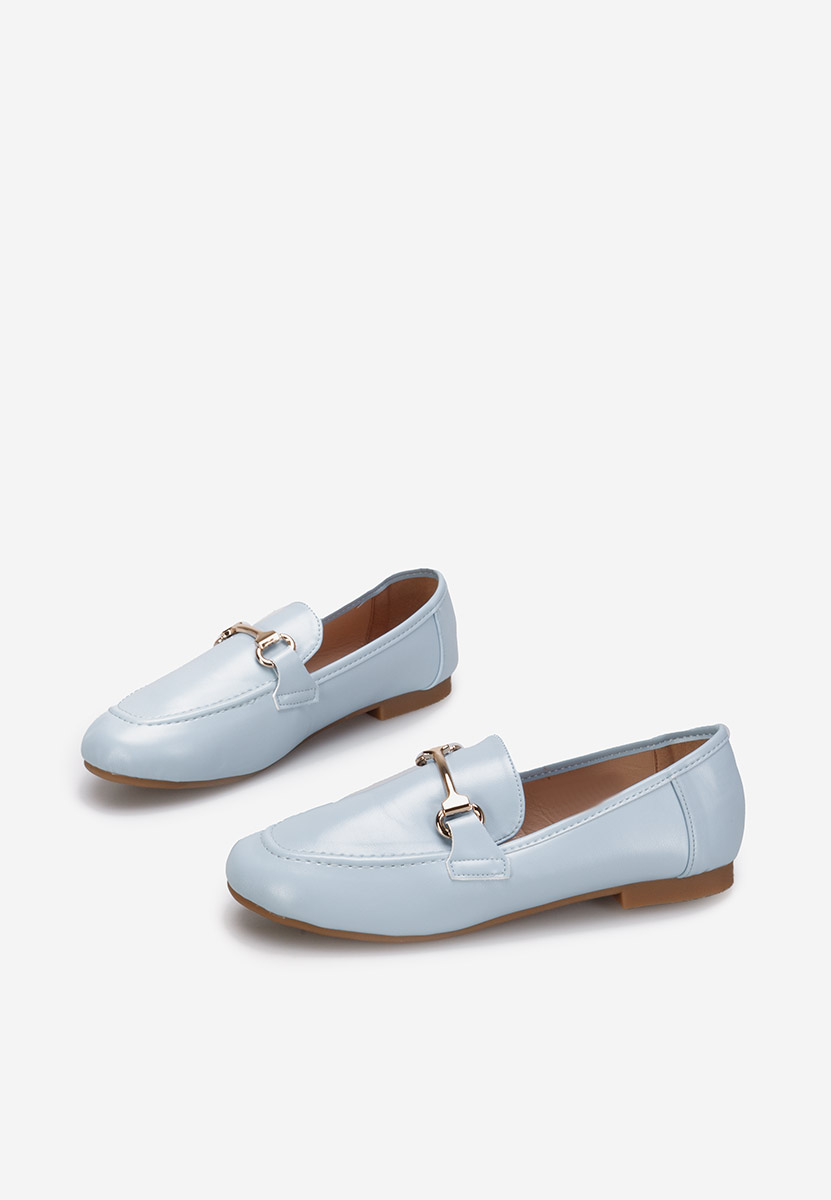 Svetlo modré mokasíny dámske Casica