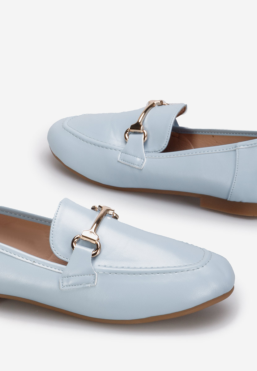 Svetlo modré mokasíny dámske Casica