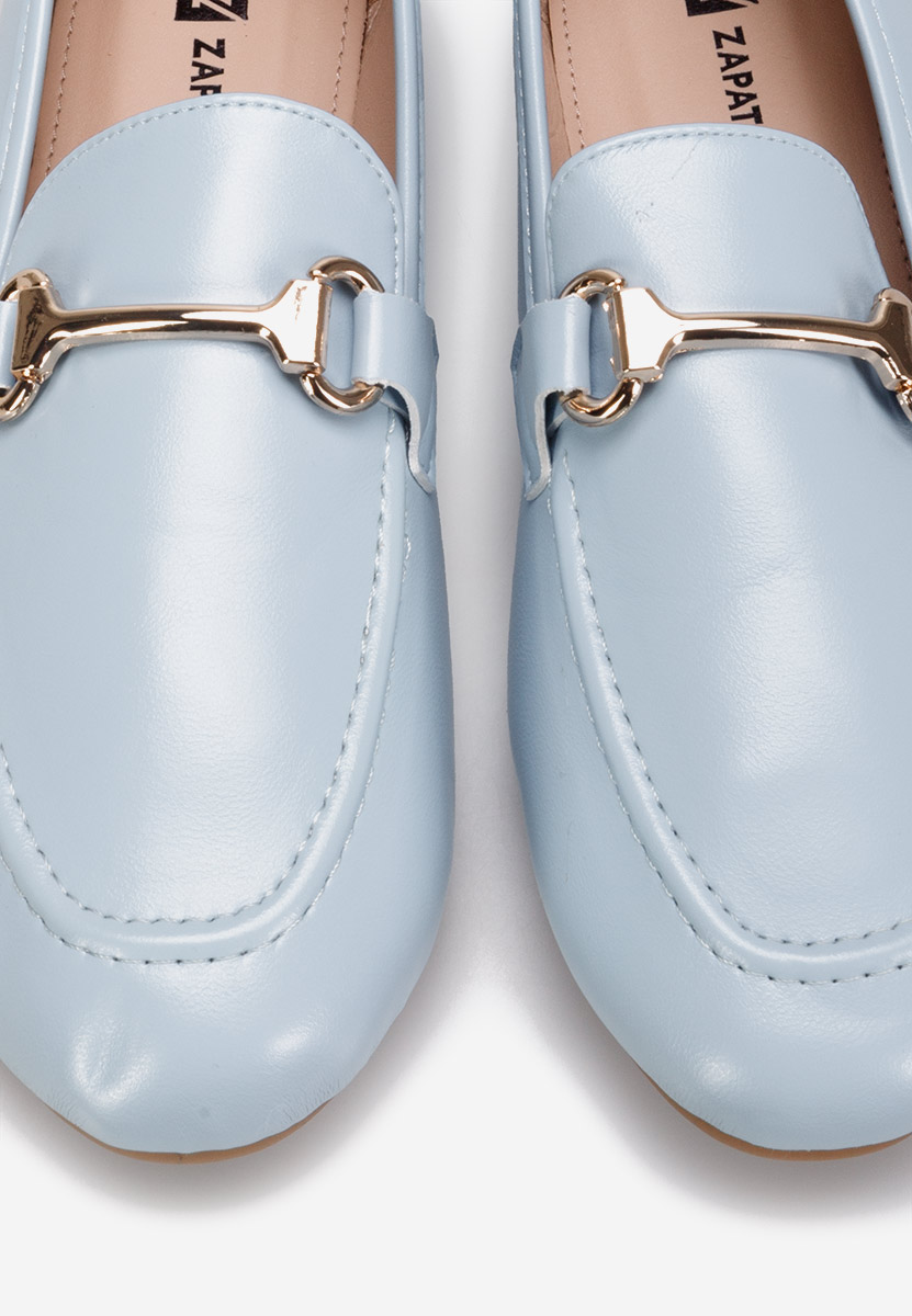 Svetlo modré mokasíny dámske Casica