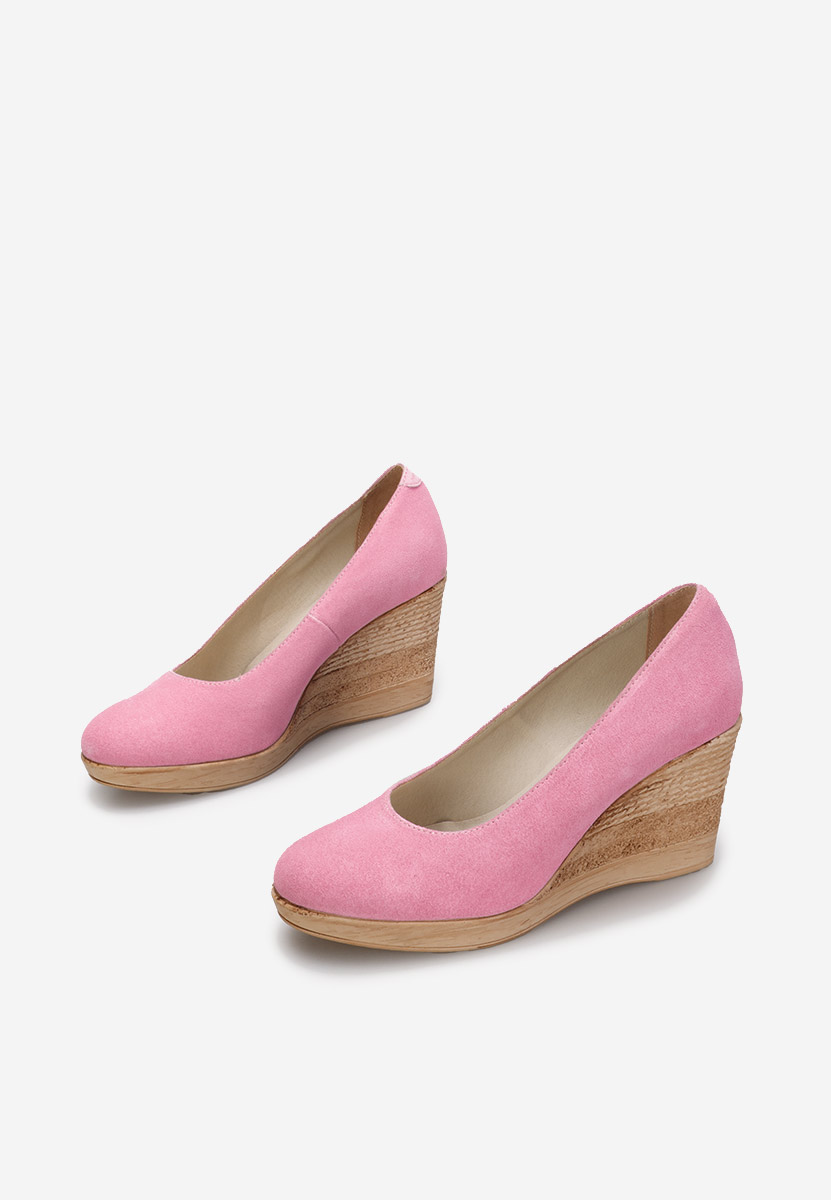 Ružové lodičky na platforme Zola V2