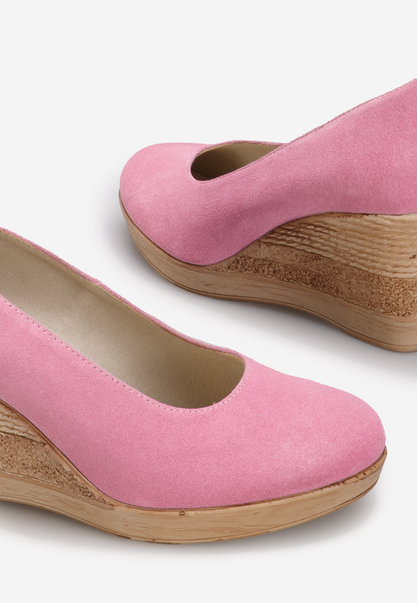 Ružové lodičky na platforme Zola V2