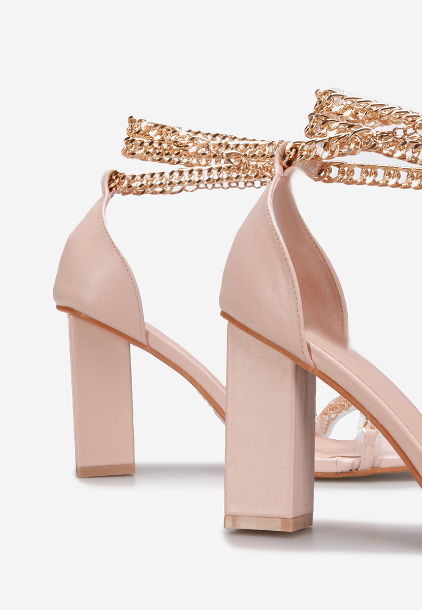 Ružové elegantné sandále Alize