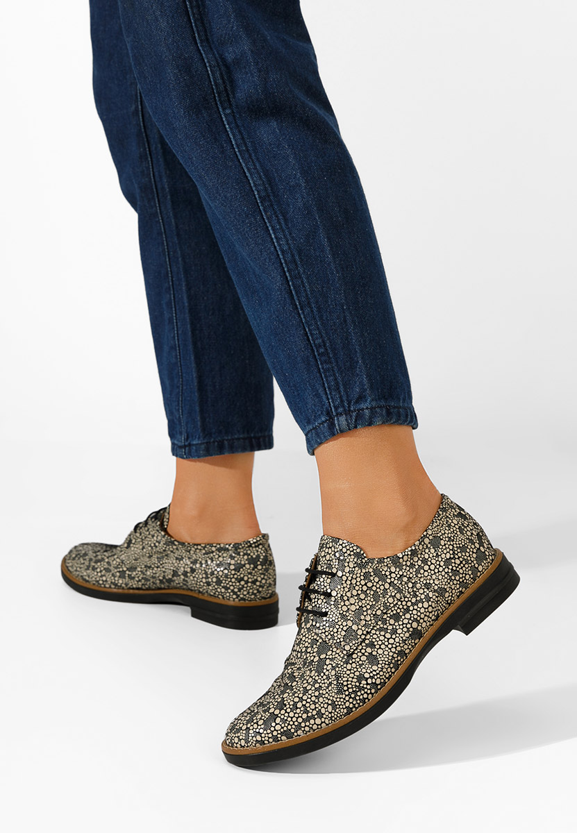 Farebné kožené derby dámske Otivera V16