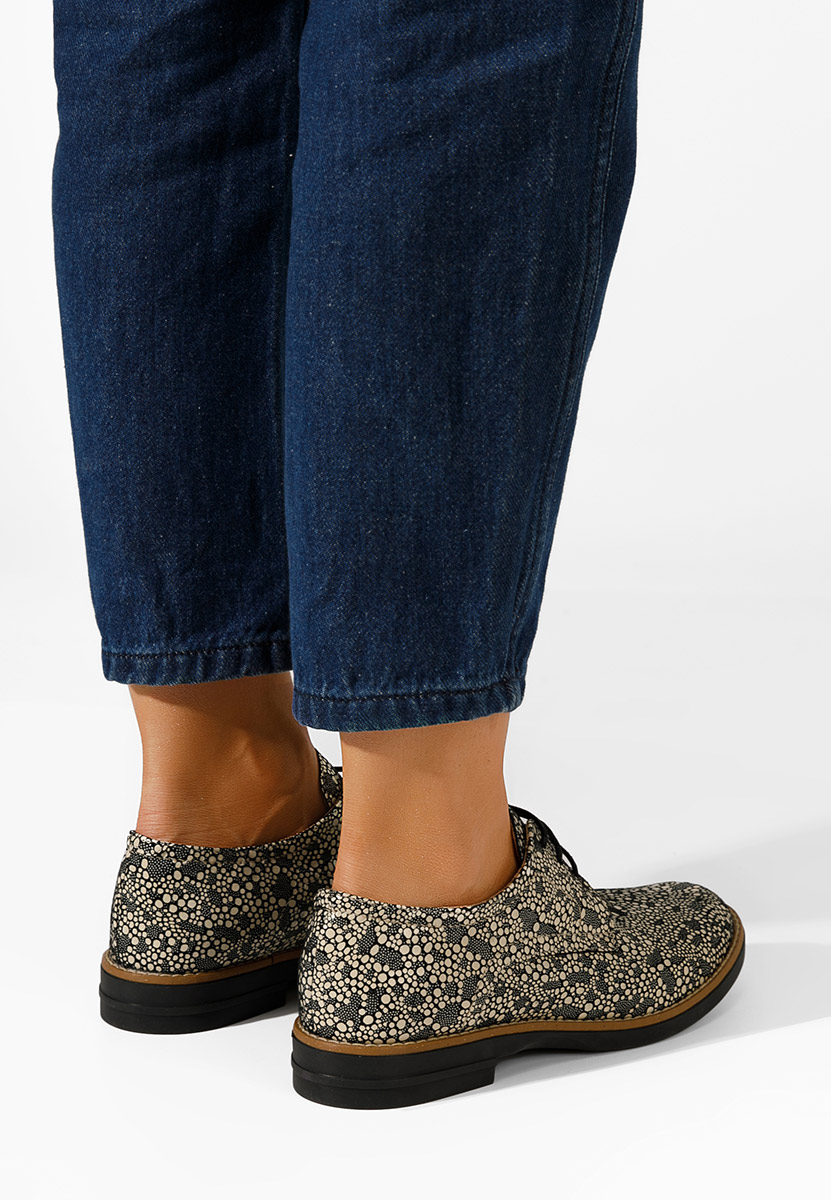 Farebné kožené derby dámske Otivera V16