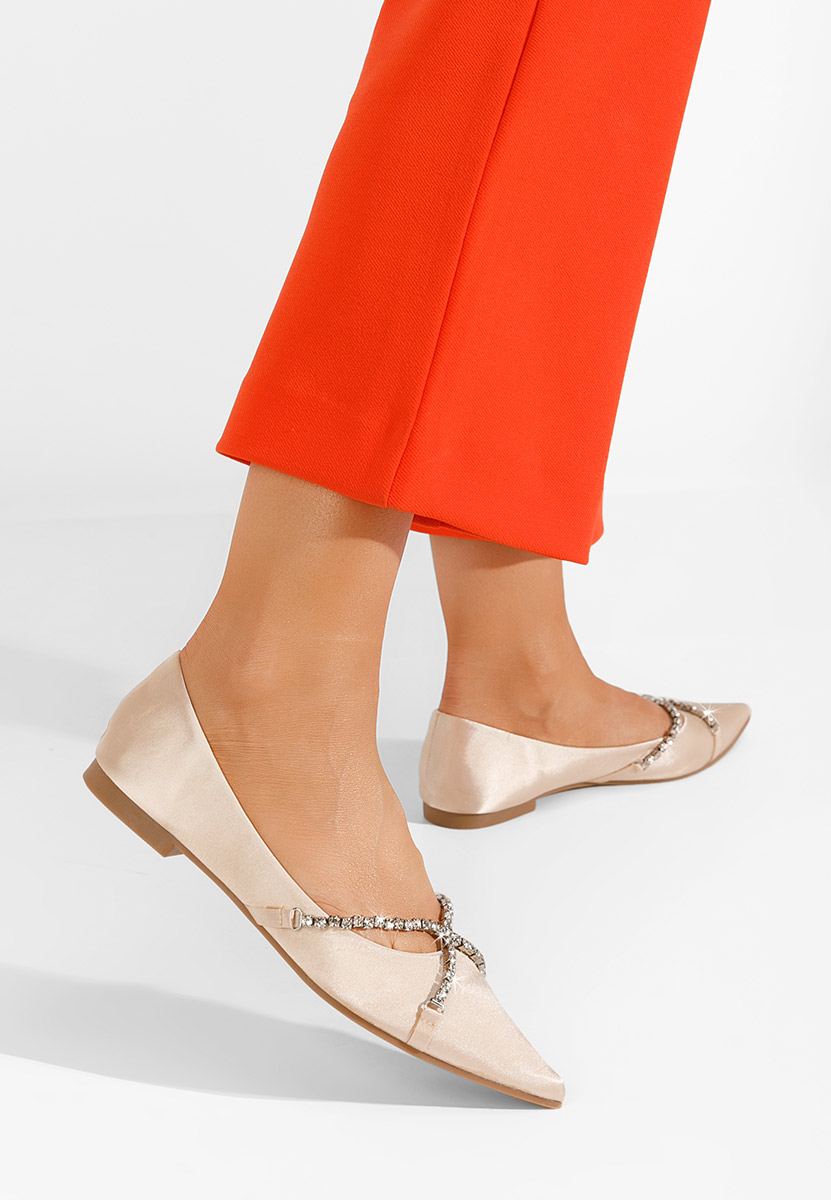 Zlaté elegantne balerinky Kallina