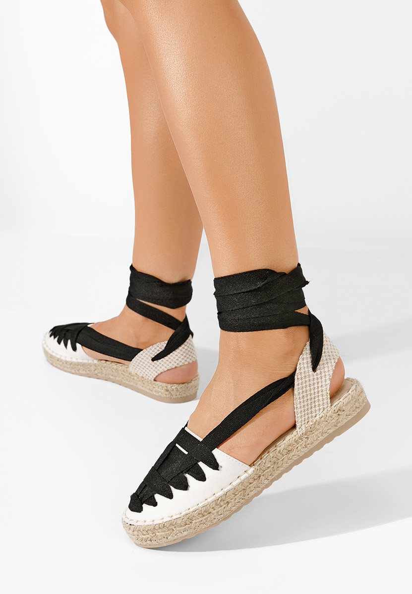 Biele dámske espadrilky Aedina