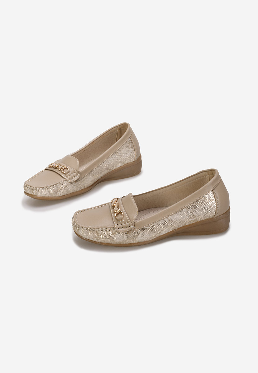 Béžové mokasíny dámske Lerisea