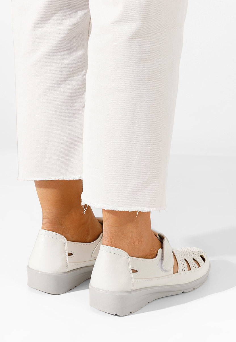 Biele dámske espadrilky Gerania