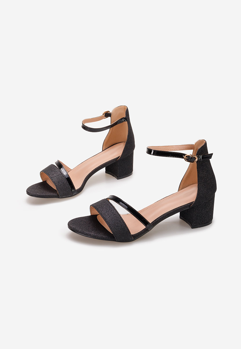 Čierne dámske elegantné sandále Malena V5