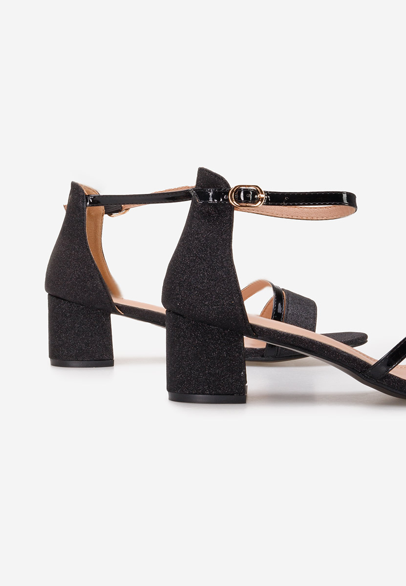 Čierne dámske elegantné sandále Malena V5