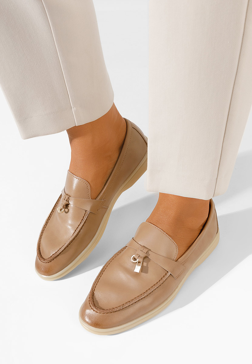 E-shop Khaki mokasíny dámske Anette