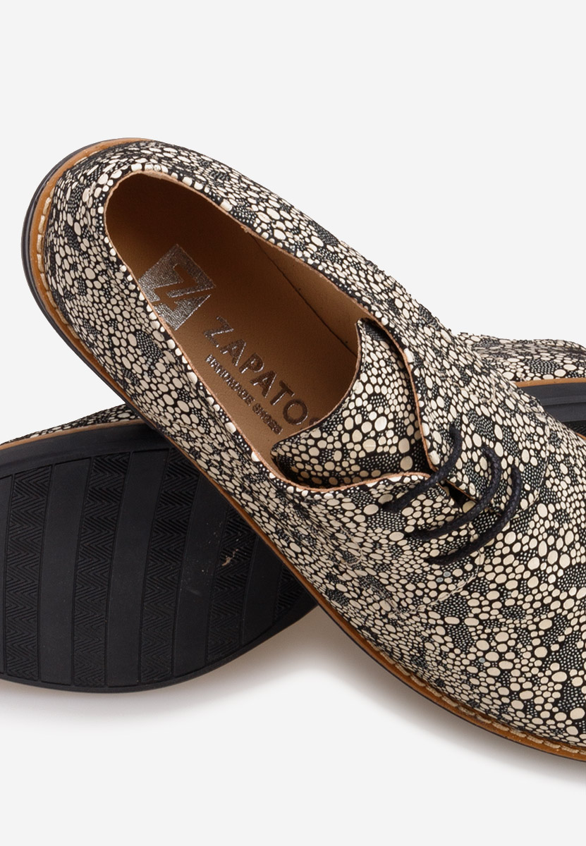 Farebné kožené derby dámske Otivera V16