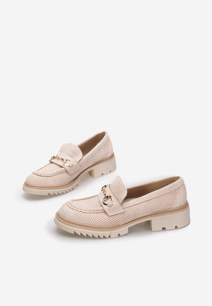 Béžové mokasíny dámske Sortela V2