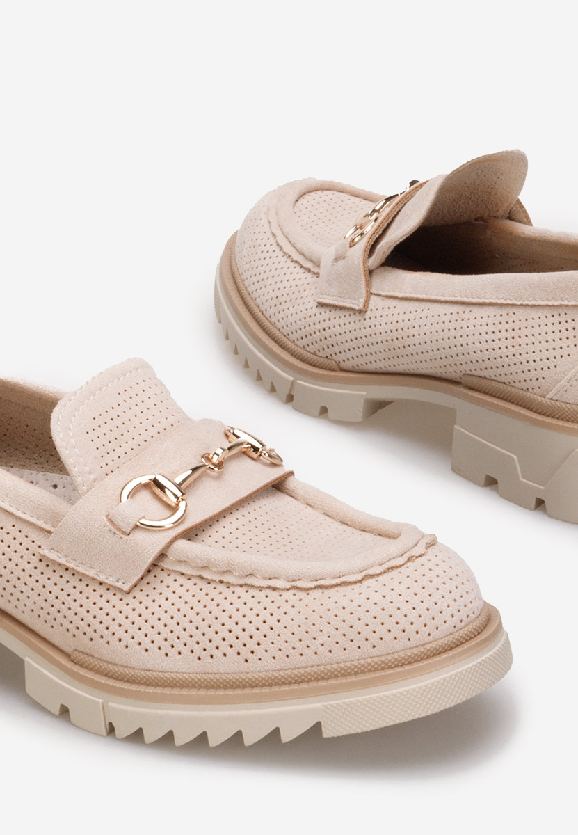 Béžové mokasíny dámske Sortela V2