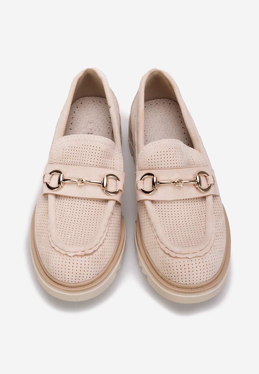 Béžové mokasíny dámske Sortela V2