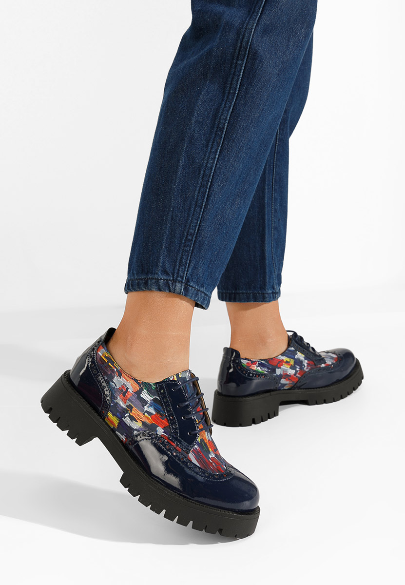 Farebné poltopánky brogue dámske Flexa V5