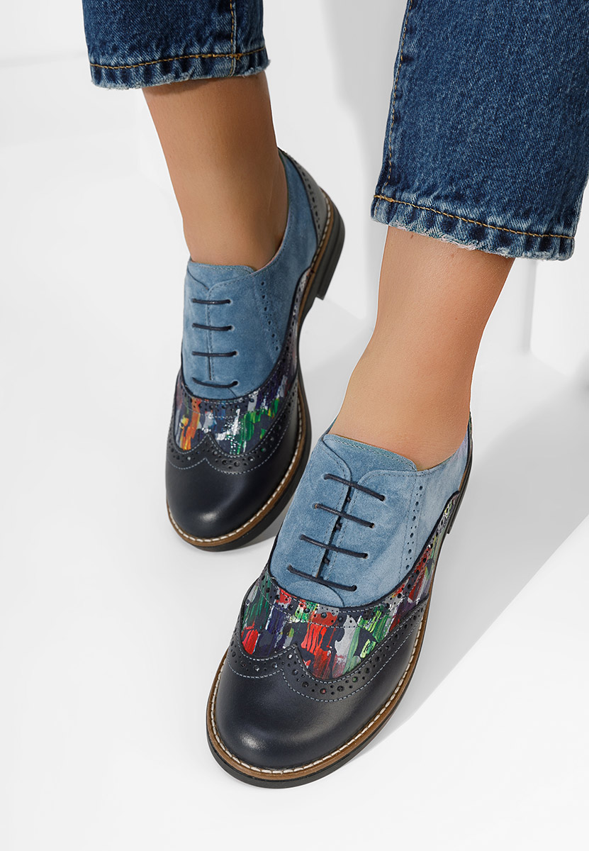 E-shop Farebné poltopánky brogue dámske Emily V6