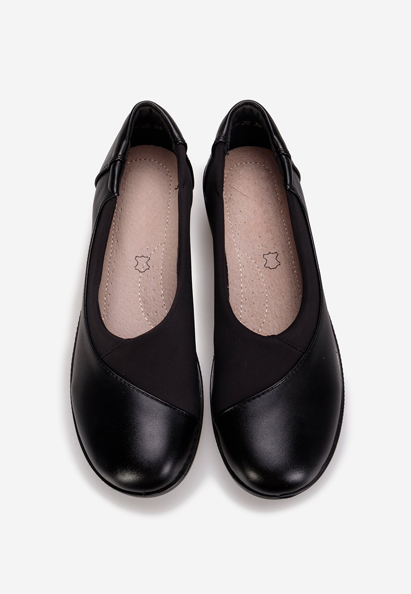 čierne dámske mokasíny na platforme Iselda