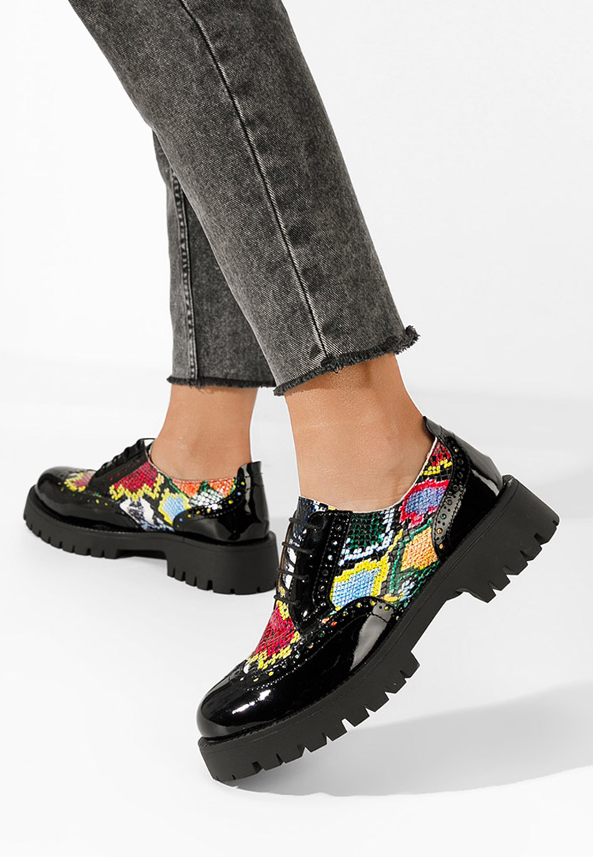 Farebné poltopánky brogue dámske Flexa V4
