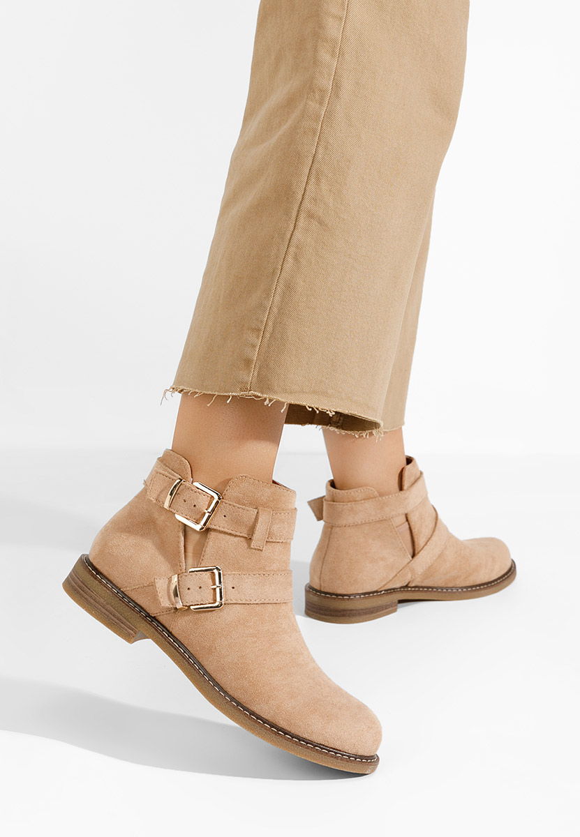 E-shop Khaki členkové čižmy Avilonia