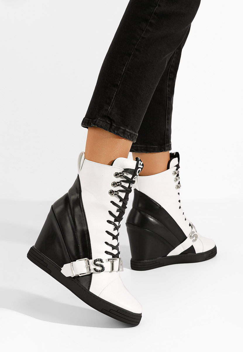 Biele dámske tenisky na platforme Candy Biele dámske tenisky na platforme Candy