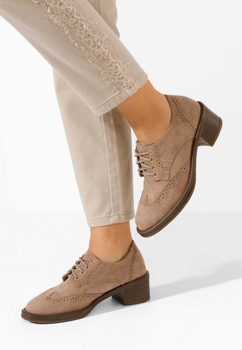 Khaki dámske poltopánky Slick