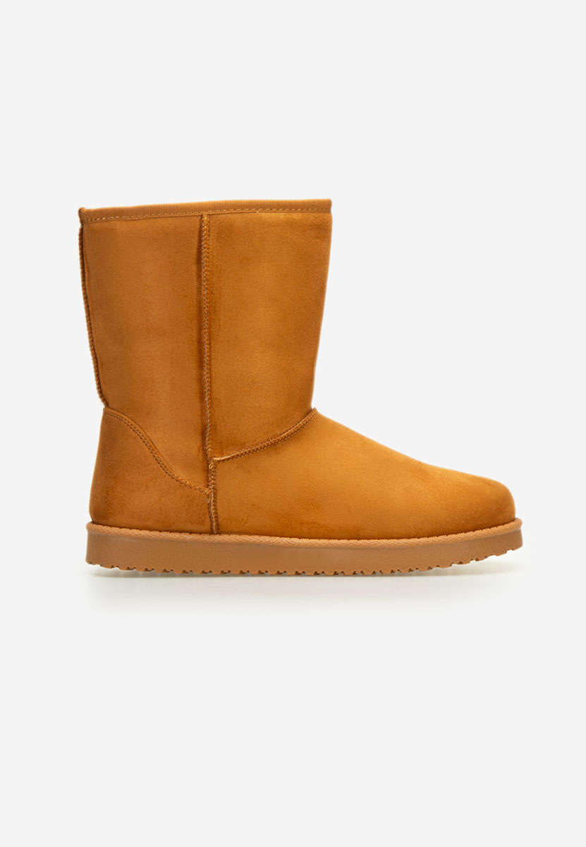 Camelové členkové dámske snehule Ozira