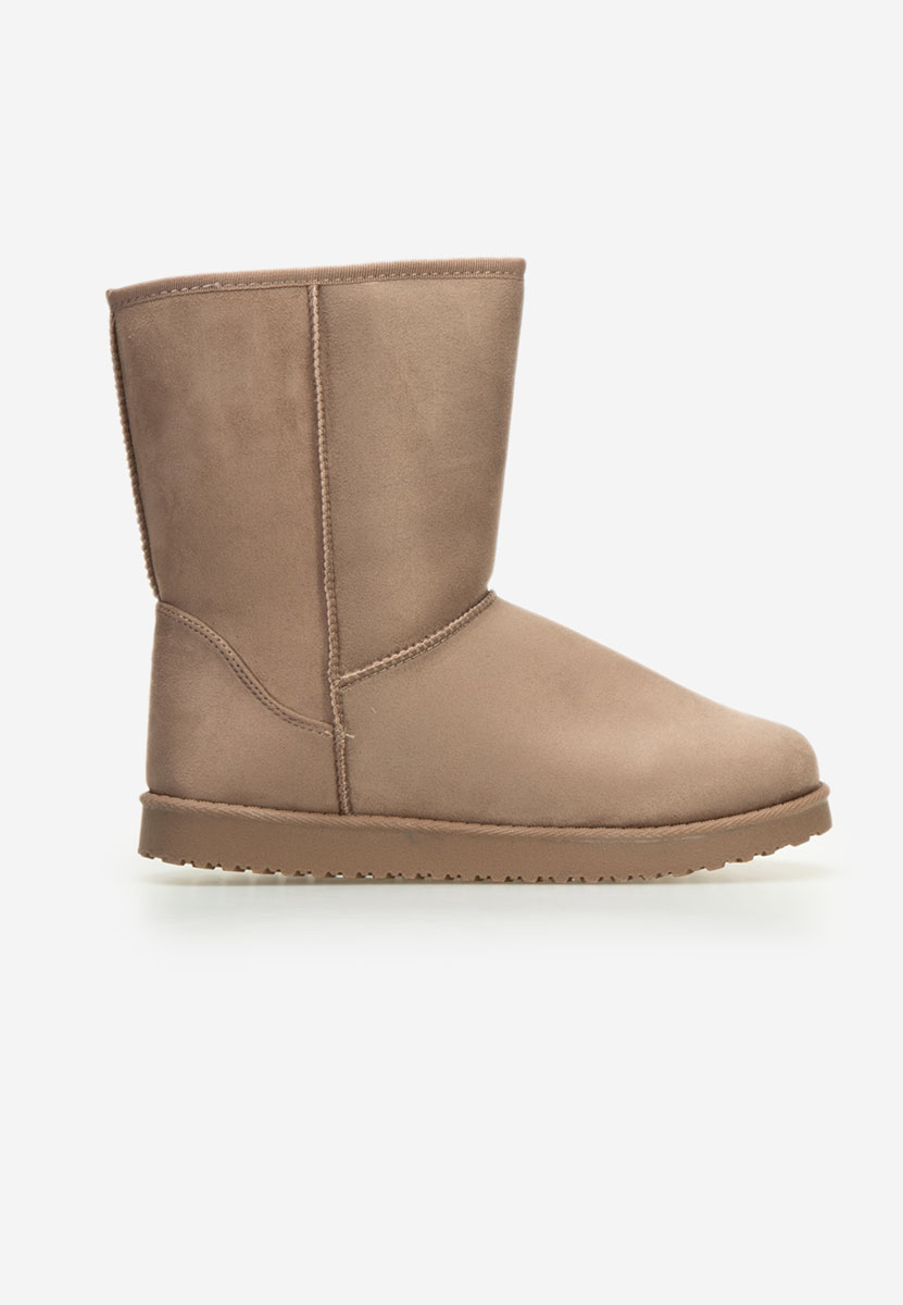 Camelové členkové dámske snehule Ozira  kaki