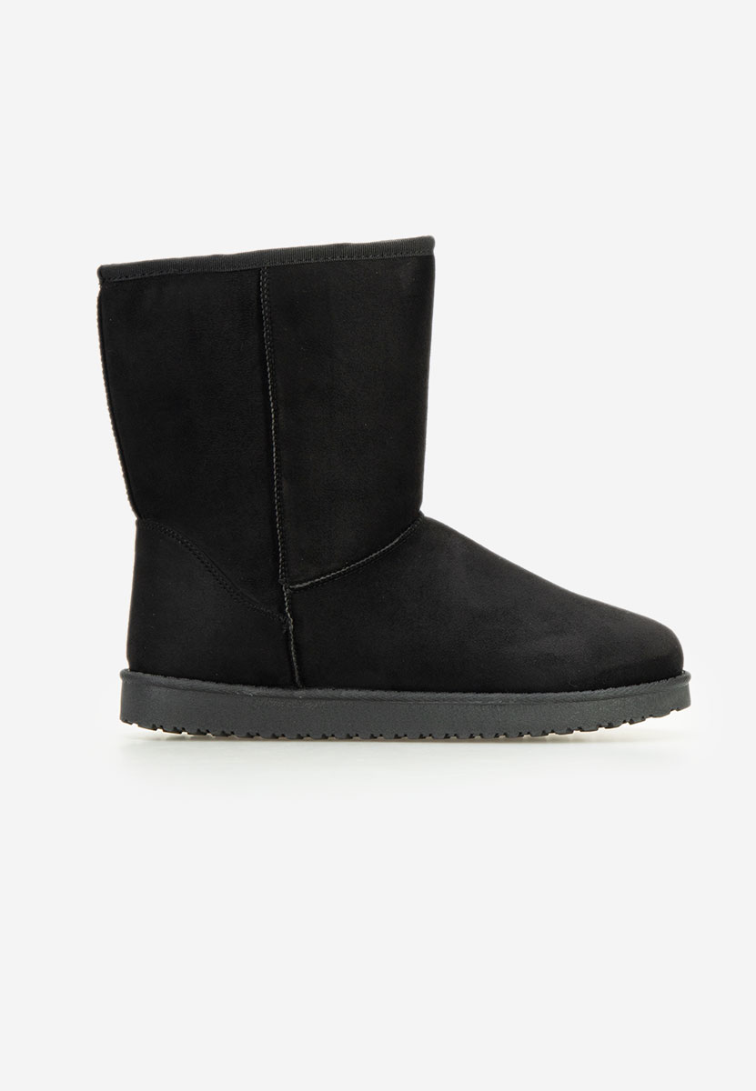 Čierne členkové dámske snehule Ozira