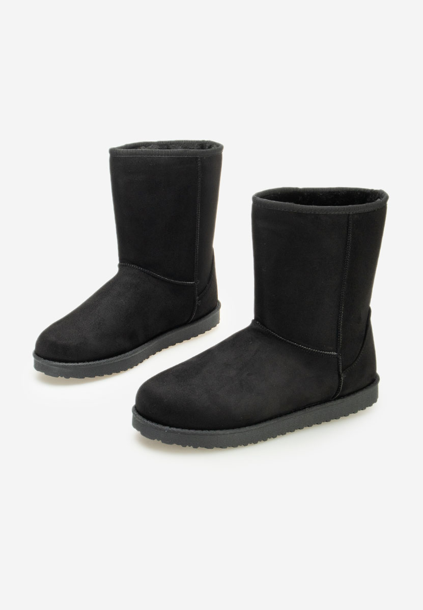 Čierne členkové dámske snehule Ozira