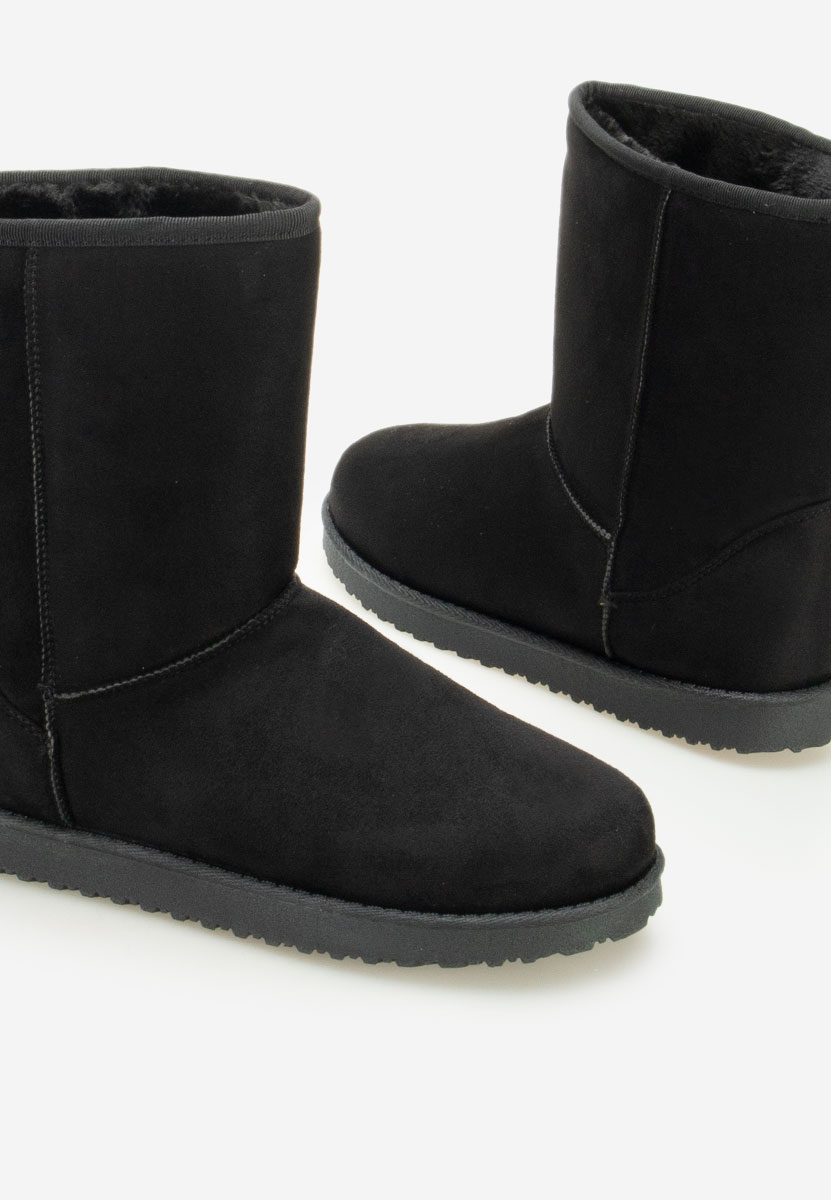 Čierne členkové dámske snehule Ozira