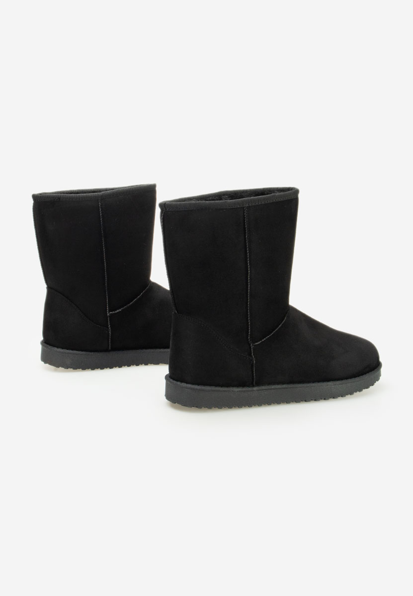 Čierne členkové dámske snehule Ozira