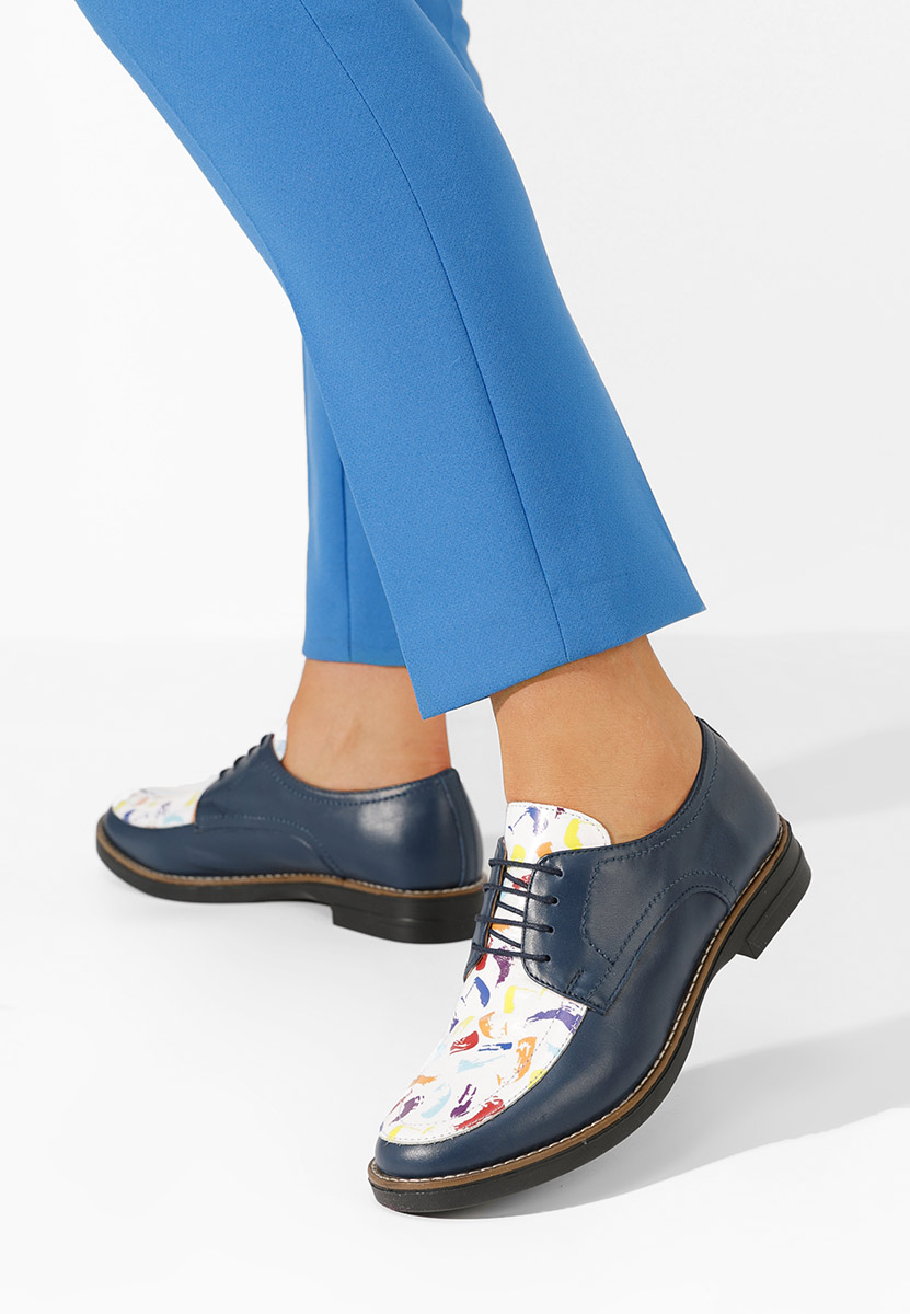 Tmavomdoré kožené derby dámske Radiant V6