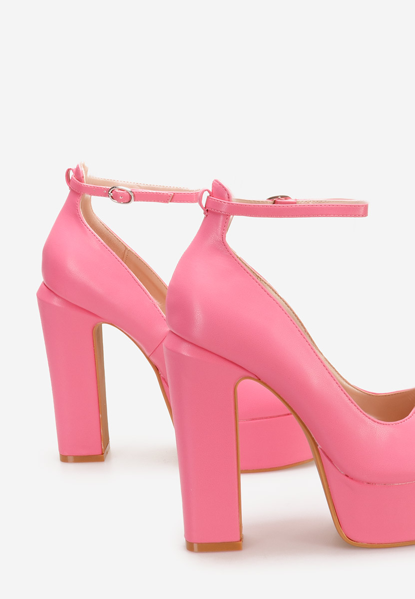 Ružové lodičky na platforme Matea