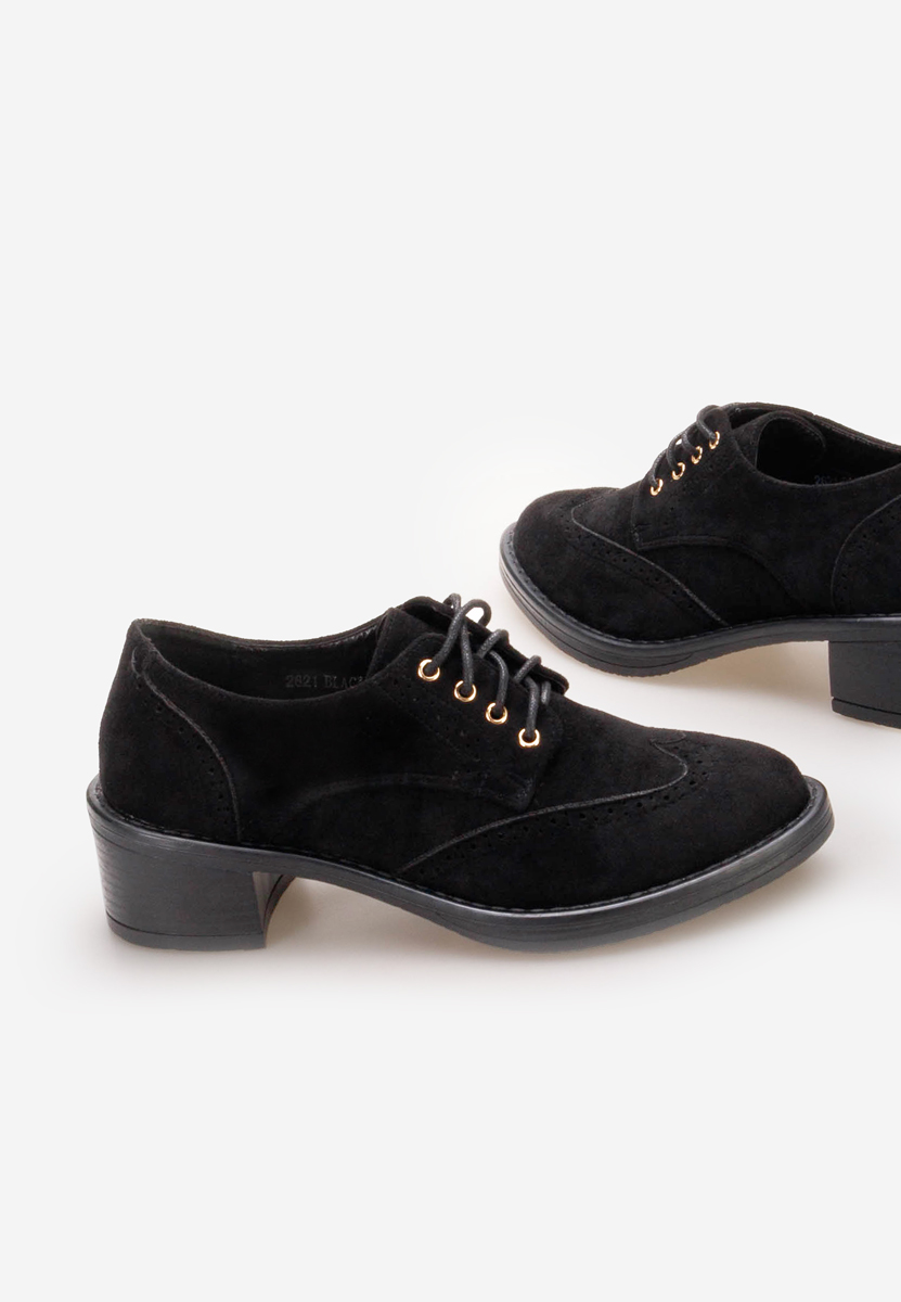 Čierne dámske poltopánky Slick