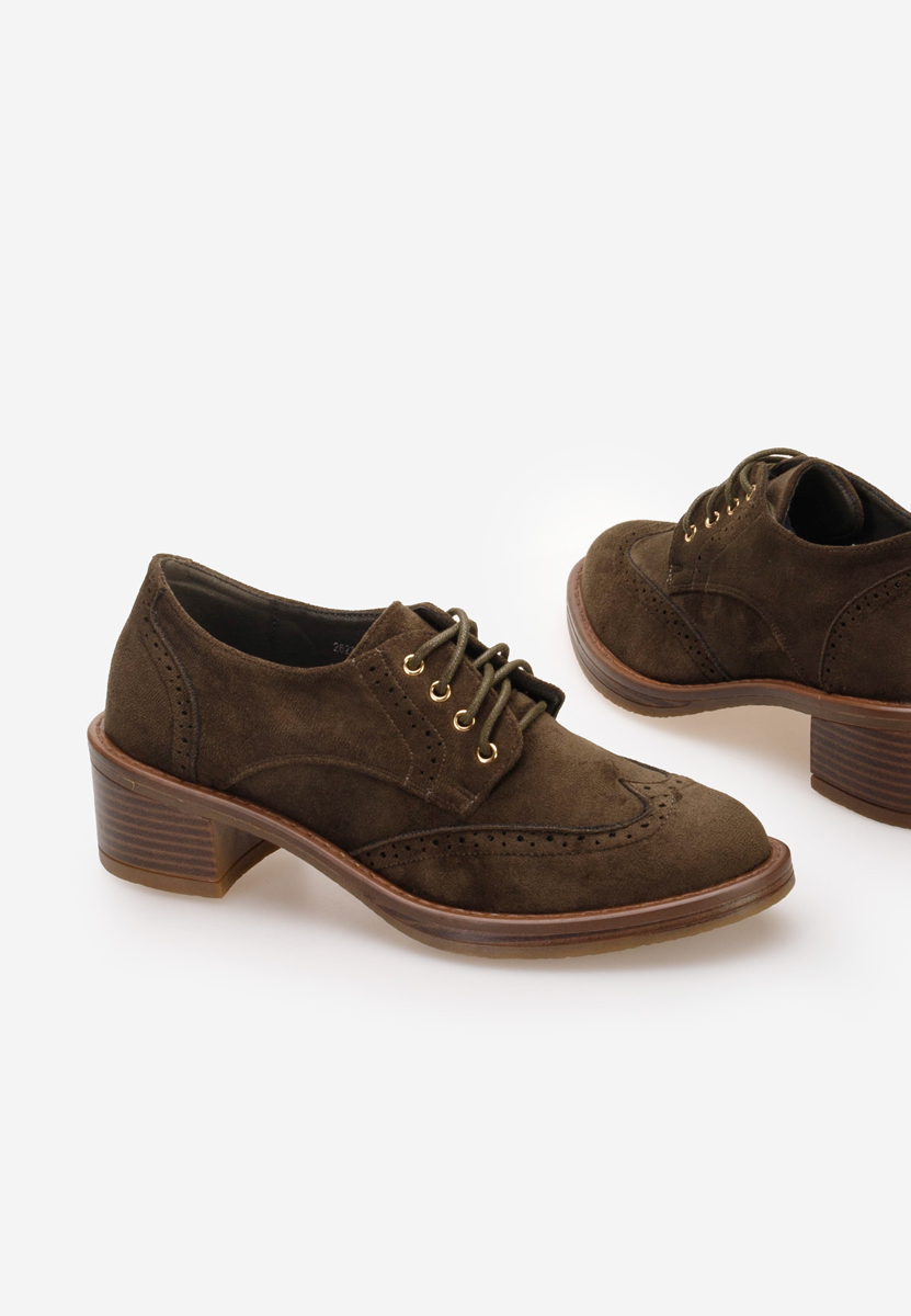 Zelené dámske poltopánky Slick